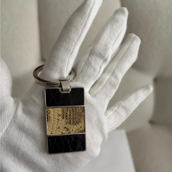 Prada Exotic Skins with Stainless Steel Keychain - Picture 1 of 6